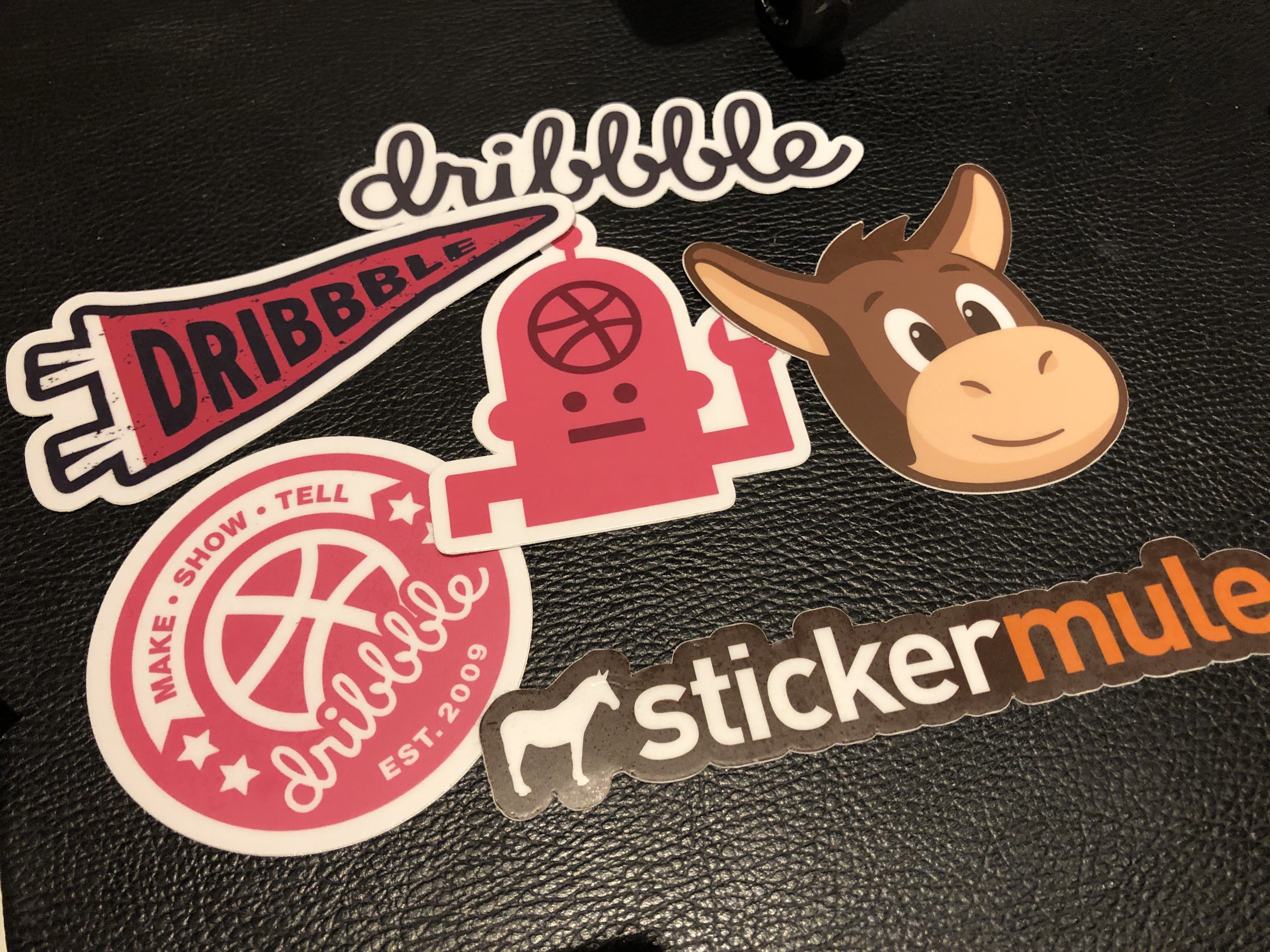 Dribbble stickers